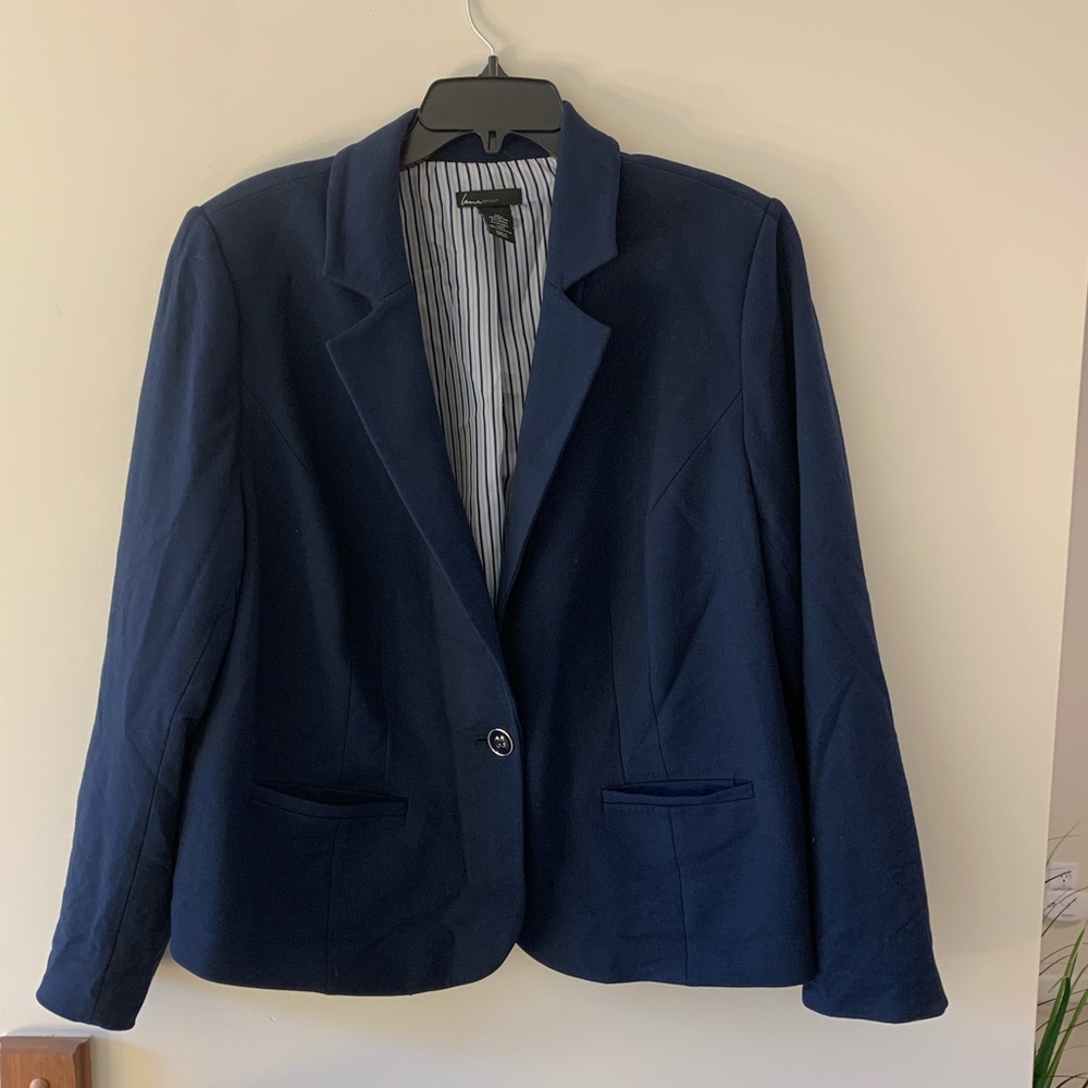 Lane Bryant navy blue blazer women’s size 22
